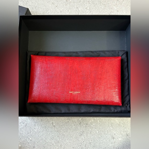 Ysl pochette paloma j Sahara tejus print new poppy flower clutch bag - Picture 5 of 11